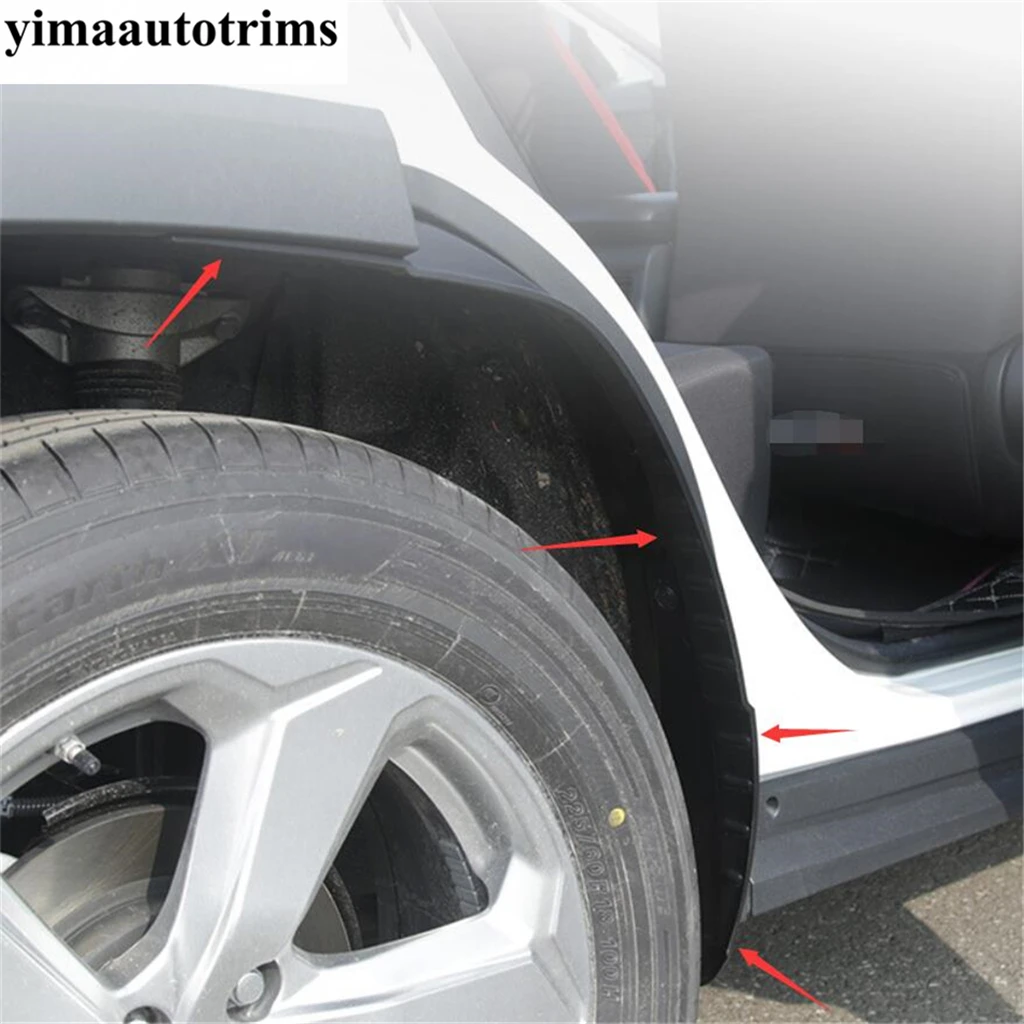 Rear Wheel Eyebrow Mudguards Mud Splash Flaps Muds Fendercar Protector Surround Cover For TOYOTA RAV4 RAV 4 XA50 2019 - 2024 