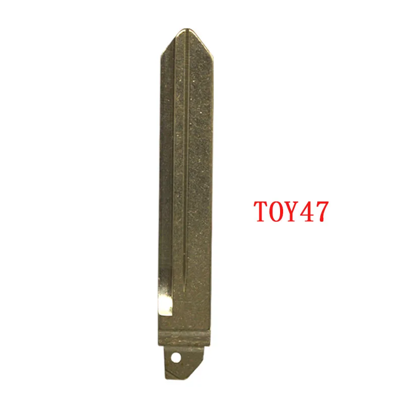 Car Remote Key Flip Blade For Toyota Corolla Camry Crown RAV4 Prado Avalon Lexus TOY43 TOY47 TOY48 Uncut Metal Key