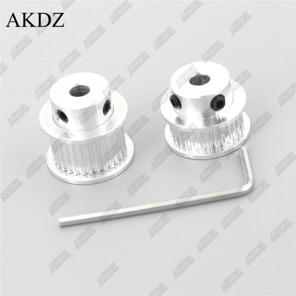 30 teeth 2GT Timing Pulley Bore 5/6/6.35/8mm for GT2 Open Synchronous belt width 6mm/10mm small backlash 30Teeth 30T