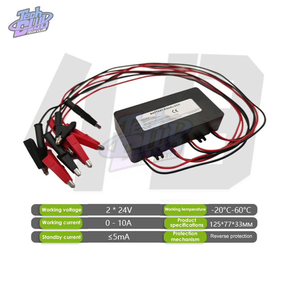 BE48แบตเตอรี่ Equalizer สำหรับ2.4V/3.6V/6V/9V/12V acid/แบตเตอรี่ลิเธียมเหล็กฟอสเฟต/Nickelcadmium รอง Ni/MH แบตเตอรี่ Balancer