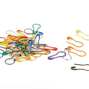 カラフルな編み物かぎ針編みロックステッチマーカーハングタグセーフティピンdiy縫製ツール針クリップクラフトアクセサリー 10ベストセールスクロシュピン-5