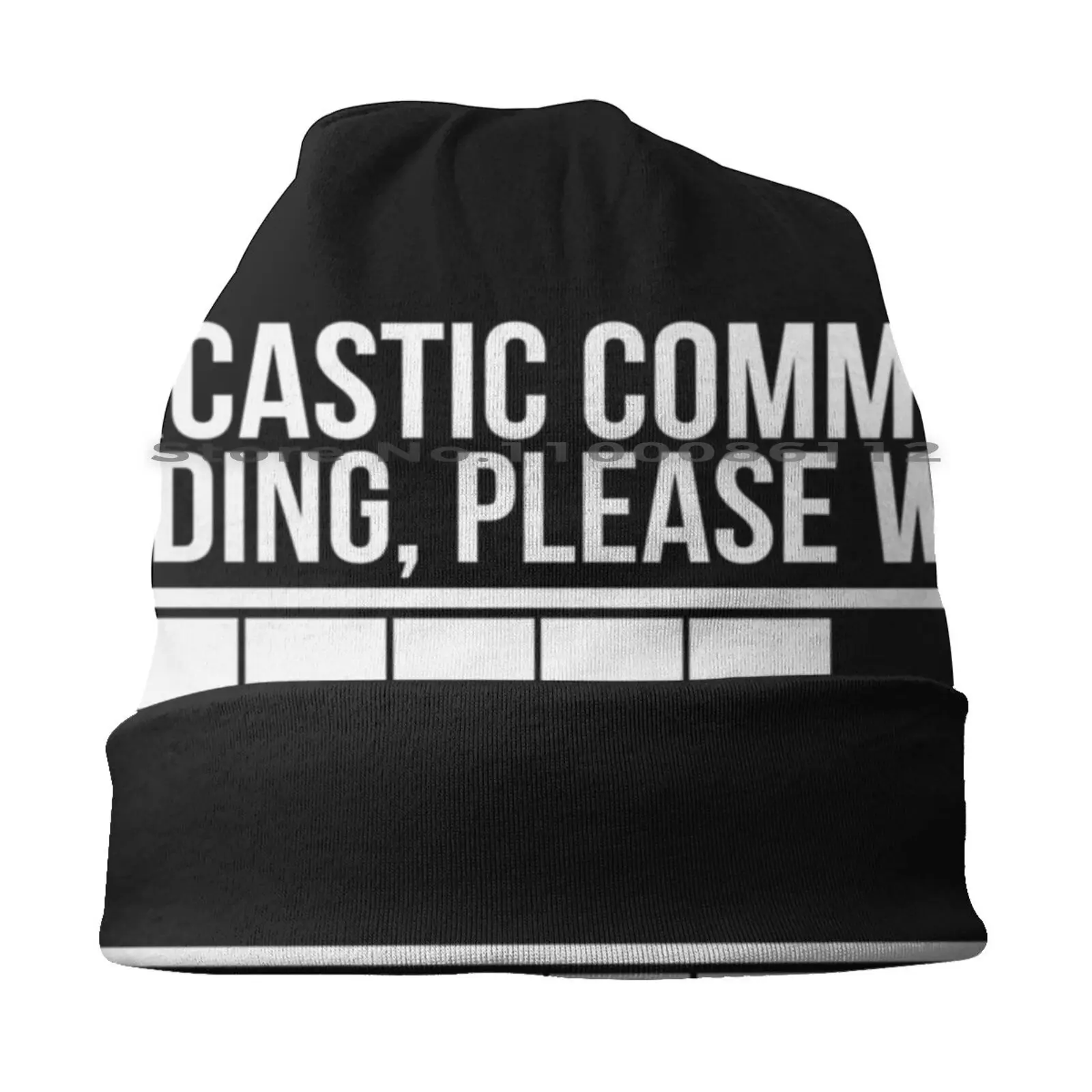 Sarcastic Comment Beanies Knit Hat Gift Sarcasm Sayings Phrases Quote Funny