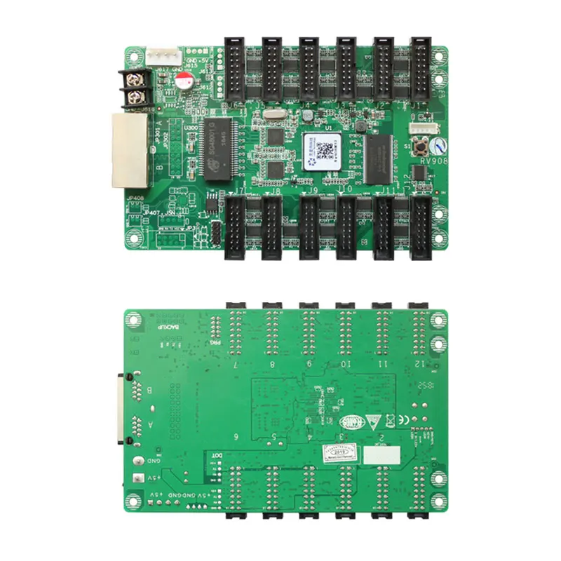 Карта светодиодного приемника Linsn RV908M32, совместимая с TS802D TS921, светодиодный дисплей, карта управления студии, экран отправителя, сцена