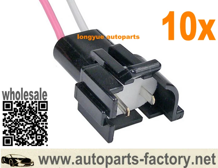 

Longyue 10pcs HEI Ignition Coil Repair Connector 1985 Up Repair Plug Wiring harness for GM