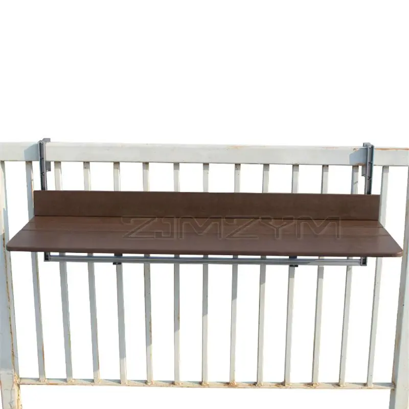 Free Shipping Modern Balcony Railing Hanging Table Easy to Hang Computer Desk Creative Home Lifting Folding Desk