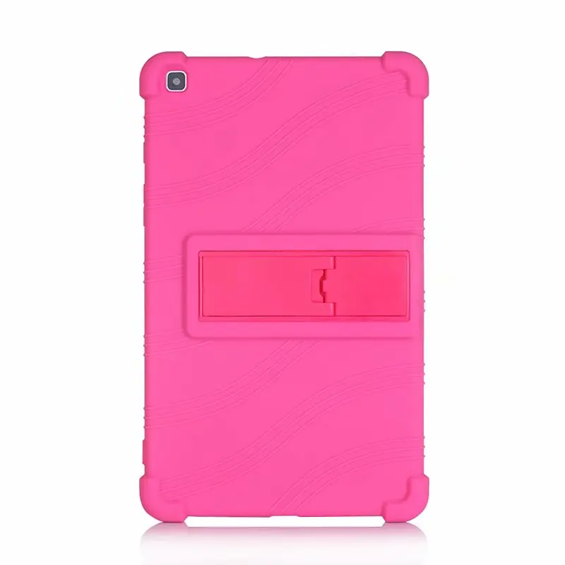 Soft Silicone Case Back Cover with Stand for Samsung Galaxy Tab A 8.0 2019 SM-T290 SM-T295 SM-T297 T290 T295 Tablet + Stylus Pen
