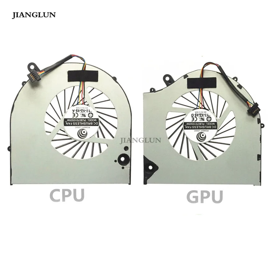 

JIANGLUN Laptop CPU + GPU Cooling Fan For EVGA SC15 Gaming