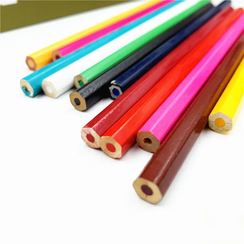 12pc carino pittura pastello disegno penna pastello, legno Mark Graffiti penna per bambini bambini studenti scuola arte forniture di cancelleria