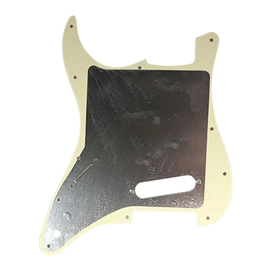 Feiman - 11 Screw Hole Guitar Pickguard, USA Fender Strat Standard, 1 Single Pickup, St Scratch Plate, Multi Color