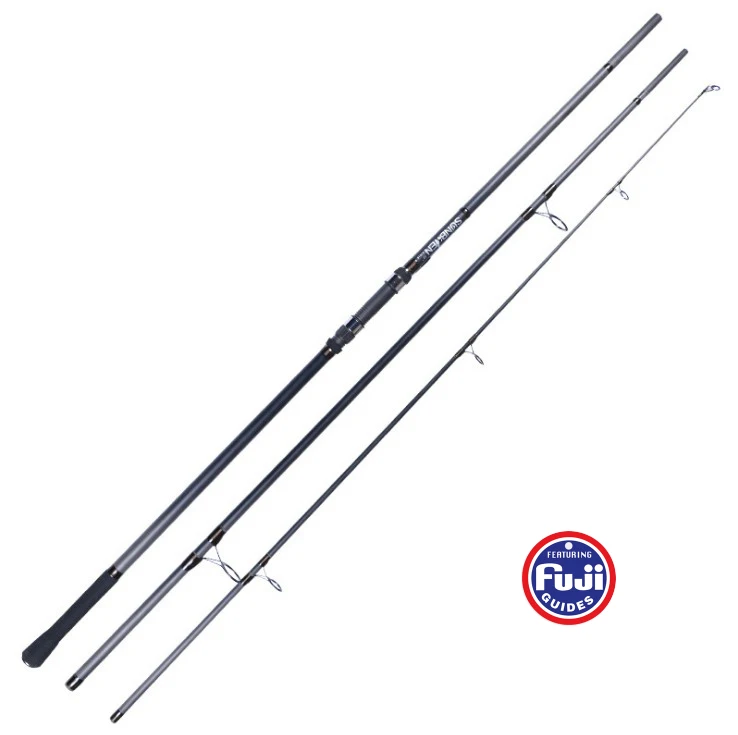 3.6M/3.9M FUJI reel seat casting weight 50-200g 3 sections European SURF ROD Carbon fishing rod Distance Throwing Rod