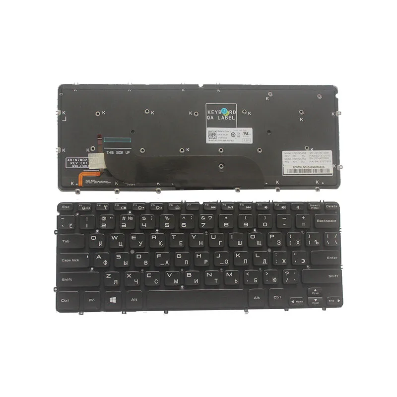 

NEW Keyboard FOR DELL XPS 12 13 XPS 13D 13R L321X L322X 0MH2X1 L221 L321 L322 RU laptop keyboard with Backlight