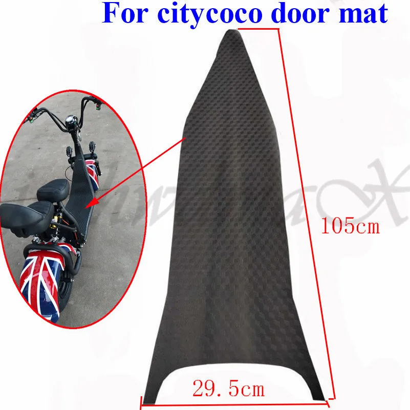 Citycoco Pedal Leather Non-slip Rubber  Anti-skid Practical Foot Pad for CitycocoX7 X9Electric Scooters  Accessories