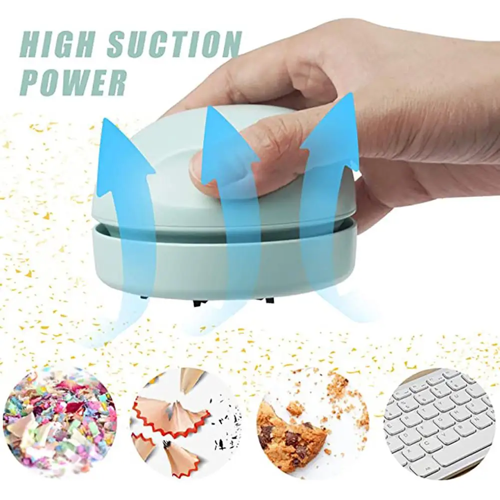 Mini USB Desktop Vacuum Cleaner Keyboard Piano Dust Collector For Home Office Desktop Clean Portable Handheld Cordless Sweeper
