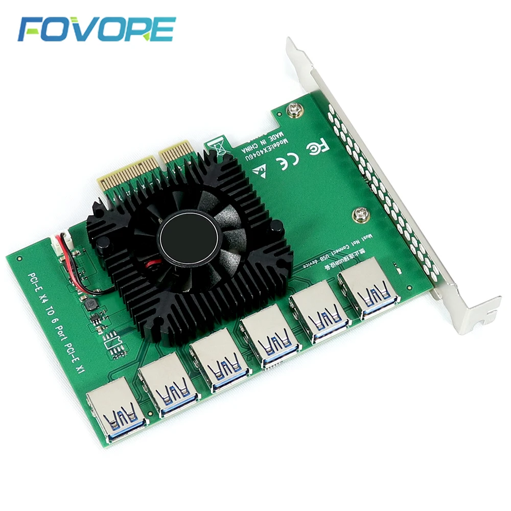 Pcie-6つのpci Expressから16x USB 3.0 Extreme x 4 20GB 1〜6つのiser