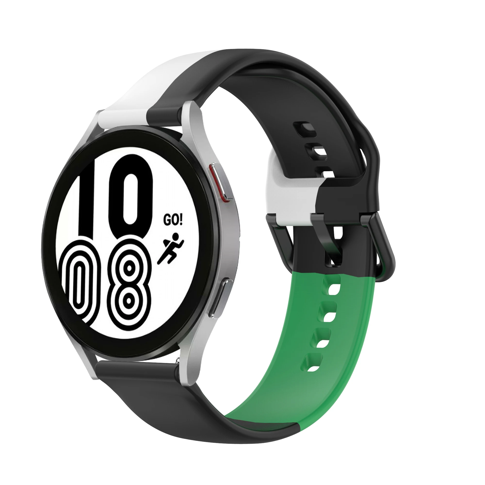 สายรัดข้อมือสำหรับ Samsung Galaxy Watch4/Watch4คลาสสิก42 46มม.ซิลิโคนสายคล้องคอ