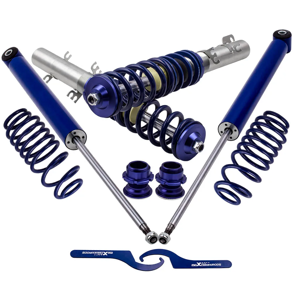 maxpeedingrods Coilover Suspension for Volkswagen Jetta 4th Gen A4 Typ 1J 1999–2005 For SEAT León Mk1 Toledo Mk2 (1M) 1998-2004