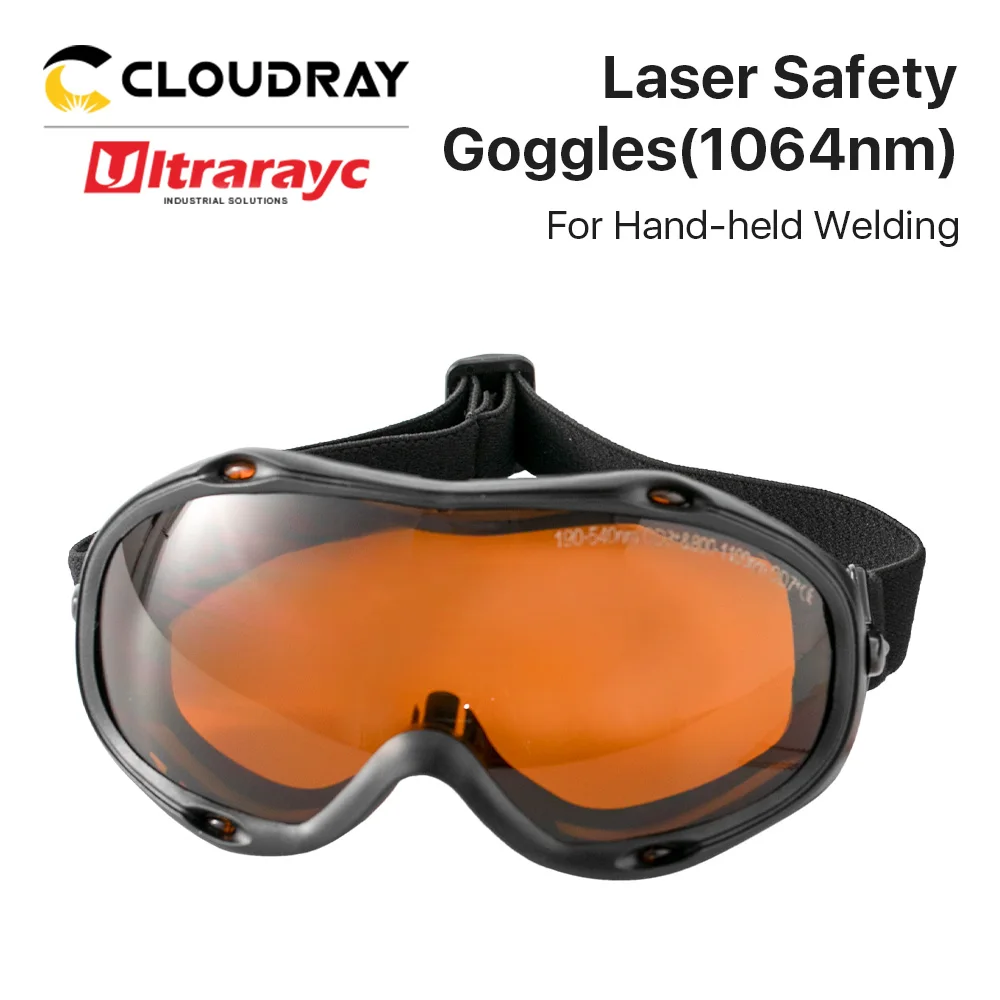 Ultrarayc 1064nm Laser Safety Goggles 190-540nm OD3+ & 800-1100nm OD7+ Laser Safety Glasses For Optical Fiber Hand-Held Welding