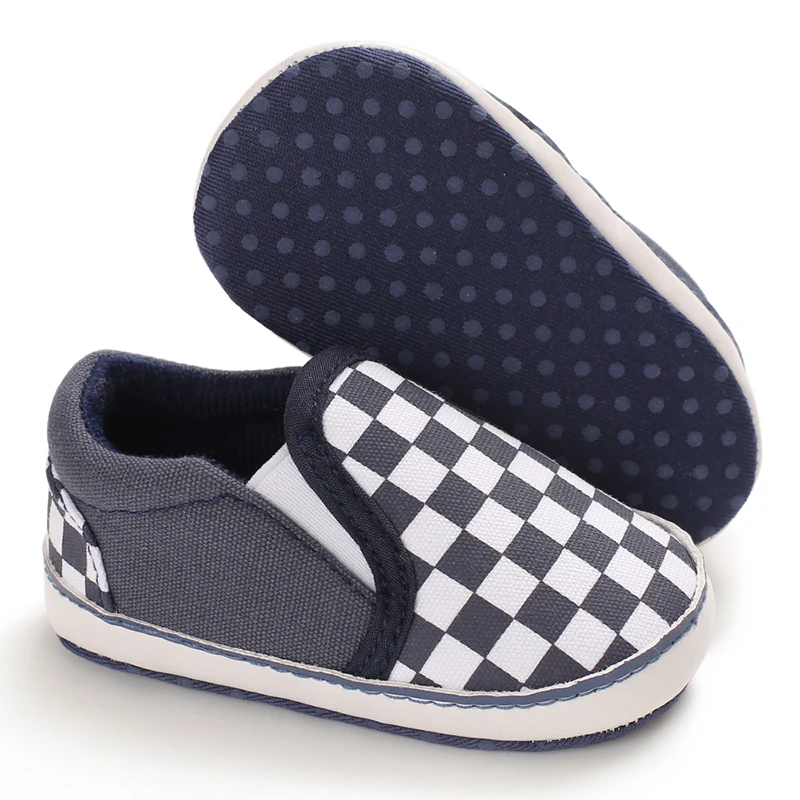 2025 neue Baby Leinwand Turnschuhe Anti-slip Weiche Plaid Baby Junge Mädchen Schuhe Neugeborene Erste Wanderer Infant Baby unisex Casual Schuhe – Detail 11