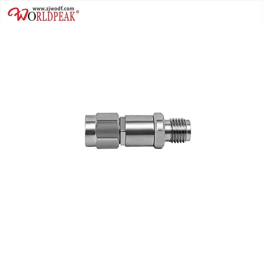 Free Shipping Stainless Steel 5G Millimeter Wave High Frequency 2.4mm female to 3.5mm male connector adapter