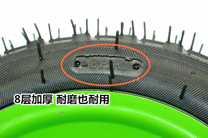 14 inches inflatable round 3.00-8 six layer thickening rubber wheel inflatable wheelbarrow wheels