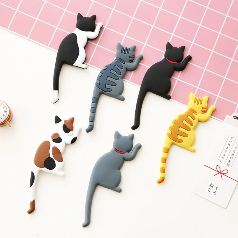 Unique Multifunctional Cat/Dog Magnetic Wall-hung Key Fridge Sticker Refrigerator Magnet Hook image 6