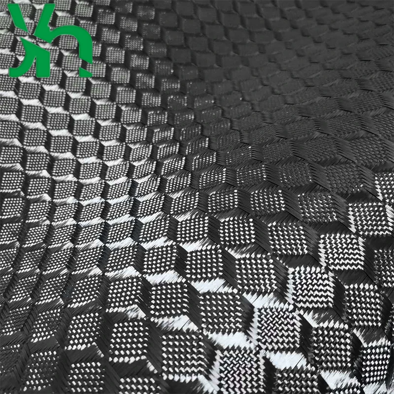 Jacquard Carbon Fiber Doek Met 3k240g3D Drie-Dimensionale Ruimte Patroon Is Geschikt Voor Oppervlak Decoratie Van Auto Onderdelen