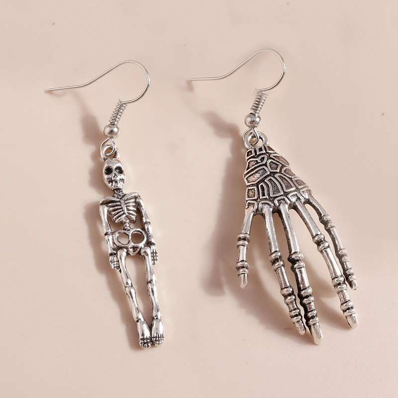 Trendy Halloween Tropfen Ohrringe Für Frauen Mond Tod Geist Kürbis Skelett Baumeln Ohrringe Party Zubehör Lustige Schmuck Geschenke – Detail 35