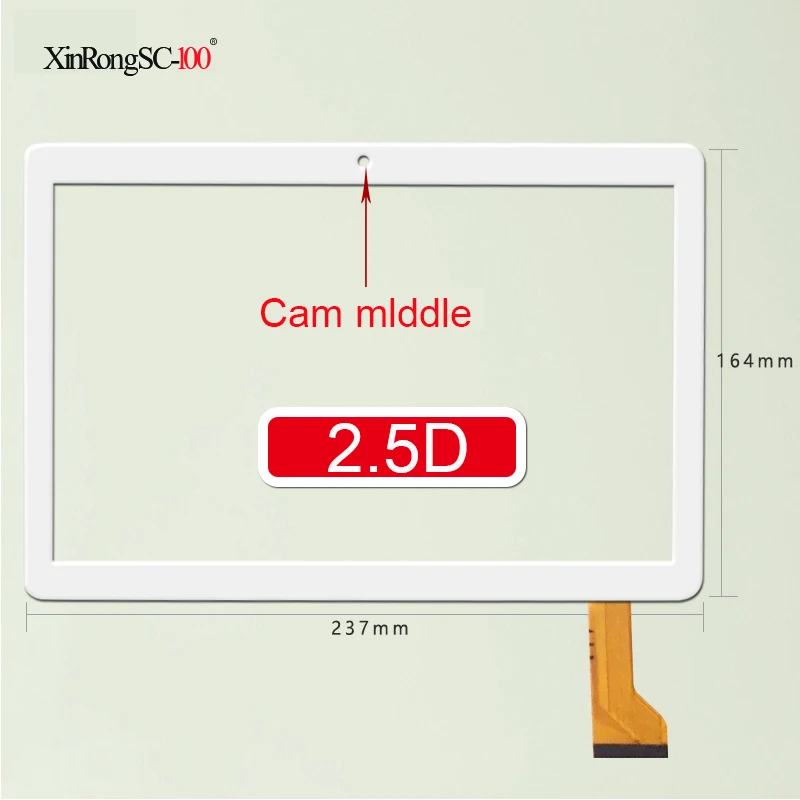 10,1 дюймов для BDF S10 планшетного ПК MTK 6580 емкостный сенсорный экран дигитайзер сенсор внешняя стеклянная панель 237*167 мм