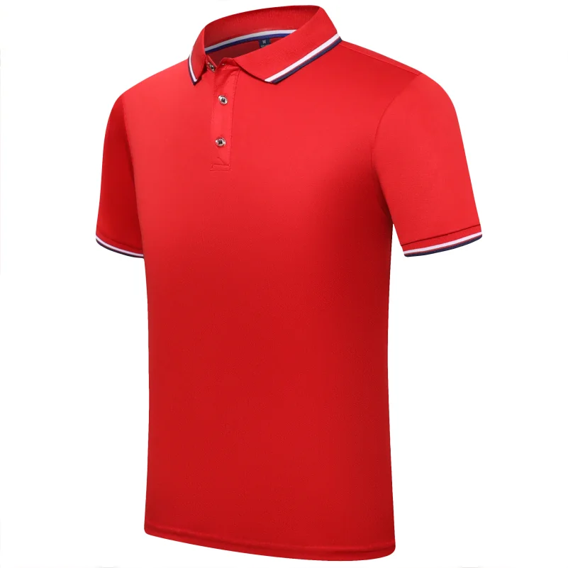 YOTEE Summer Cheap Short Sleeve Logo Custom Company Group Polo Shirt Logo Embroidered Top