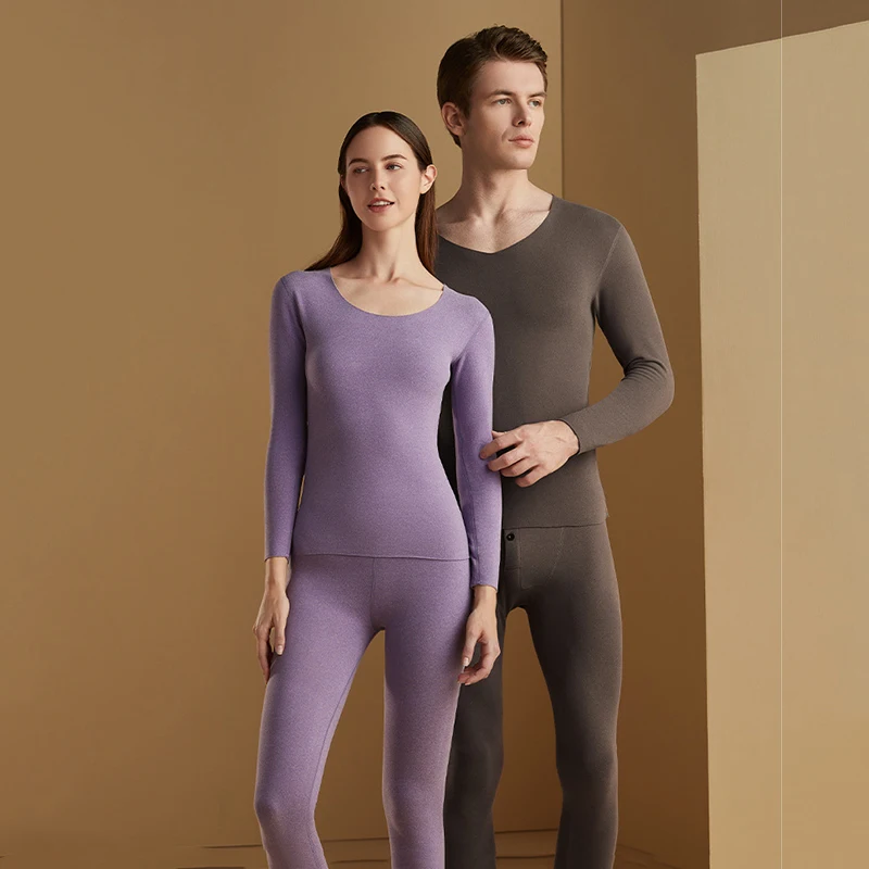 Men Women Winter Clothes Thermal Underwear Long Johns Seamless Slim Set Shirt+Pants Sets Women Thermal Set Men Winter Underwear