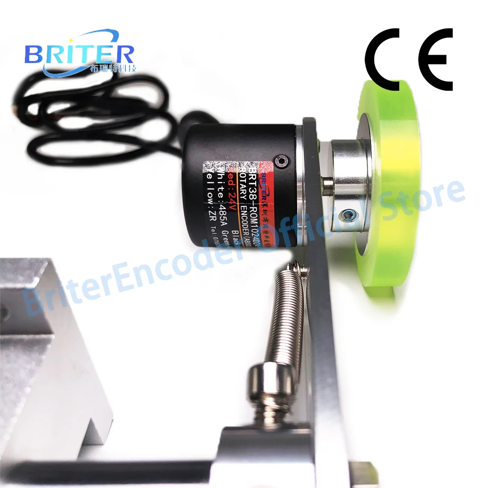 BriterEncoder Absolute Non-slip wheel bracket rotary encoder length measuring sensor Power off Memary Encoder Wheel