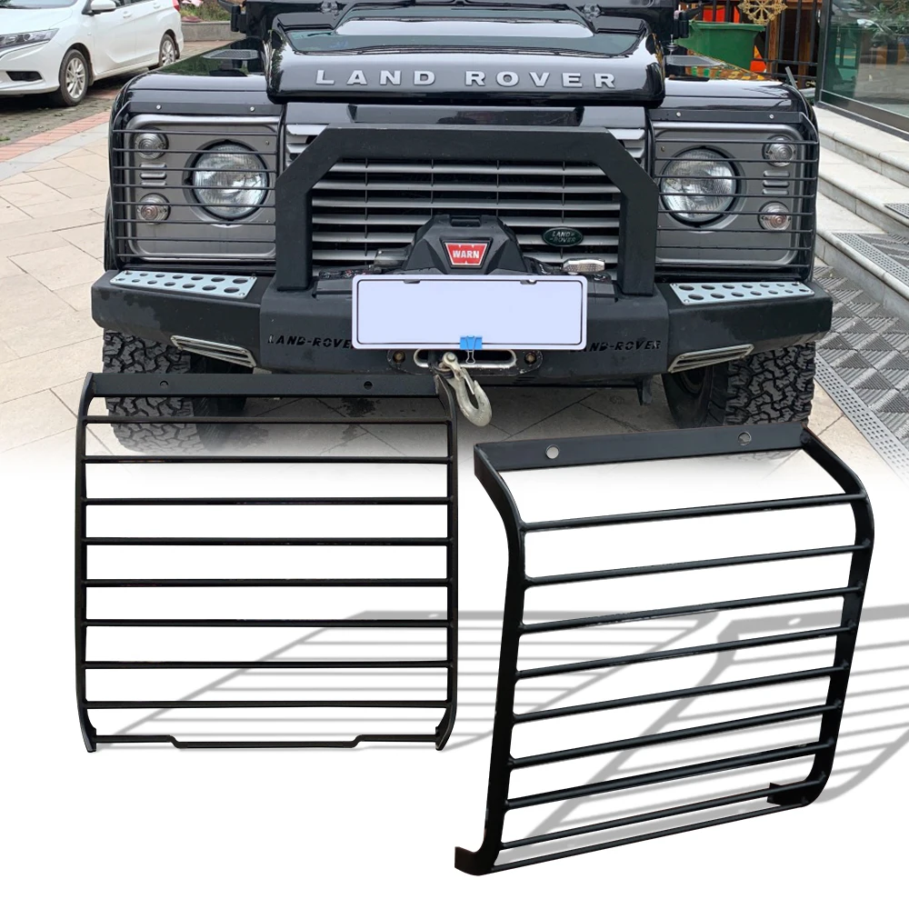 

Front Rear Reverse Fog Side Lights Cover for Land Rover Defender 90 110 Body Parts