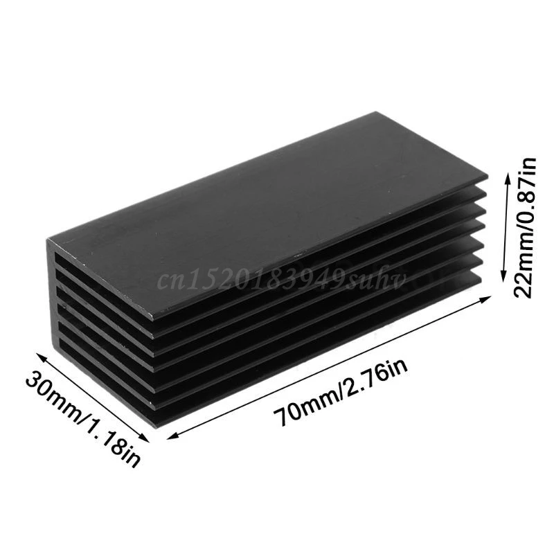 Disipador térmico de aluminio para disco duro de estado sólido, almohadilla térmica de refrigeración para NVME M.2 NG-FF SSD, 1 Juego