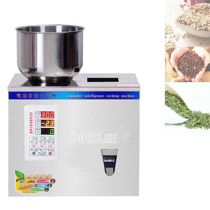 Máquina dosificadora de polvo, dispensador de granos de café, bolsa de té, semillas, bolsita de grano, máquina de llenado de partículas en polvo