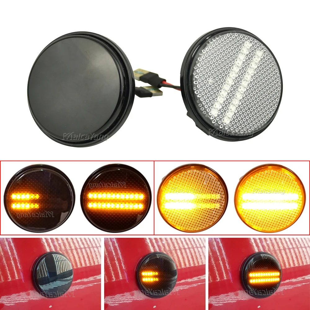 LED Side Marker Turn Signal Light For Mazda MX5 MX-5 MK1 MK2 MK3 Dynamic Repeater Sequential Indicator Lamp Blinker 1989-2015