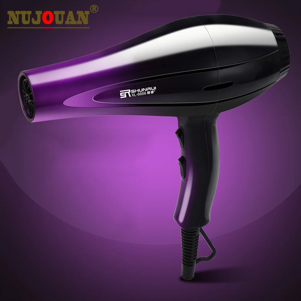 Hair Dryer Hot and Cold Wind with Diffuser Conditioning Powerful Hair Dryer Motor Heat Constant Temperature Hair Care Blow Dryer