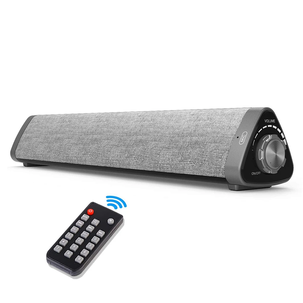 

YOUXIU Bluetooth Sound Bar Wireless Stereo Speakers with Remote Control Subwoofers Soundbar for TV/Phones/home theater