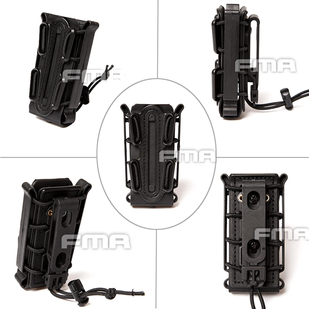 FMA Outdoor Tactical Soft Shell Scorpion Molle Mag Magazine Pouch Carrier for 9mm Tactical Shooting Hunting Bag