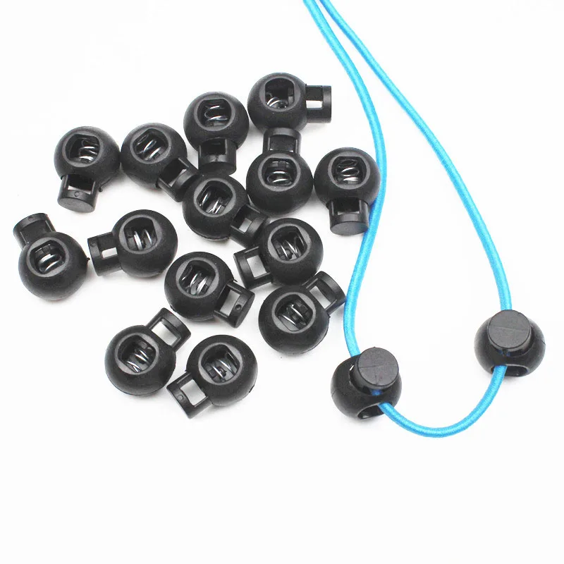 10 -100 Pcs Plastic Spring Buckle Stopper Hat Elastic Rope Cord Lock Adjustment Lock Clips Buckle DIY Shoelace Clamp Accessoies