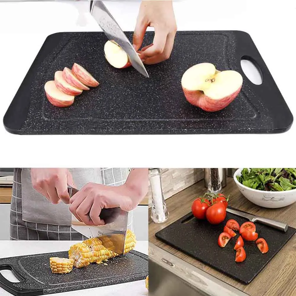 WALFOS Plastic Kitchen Chopping Board Anti-bacterial Cutting Board Chopping Block Imitation Marble Fruit Vegetable Meat Tools