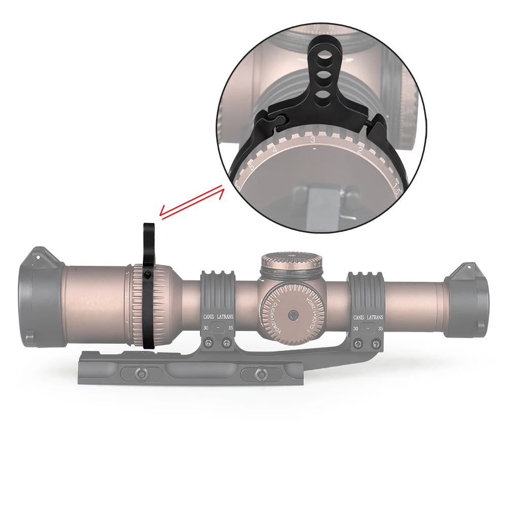 Vue de commutateur de portée de fusil Monture de portée de levier de jet Vertex 48mm pour lunette de visée pour HK33-0132D de chasse en plein air