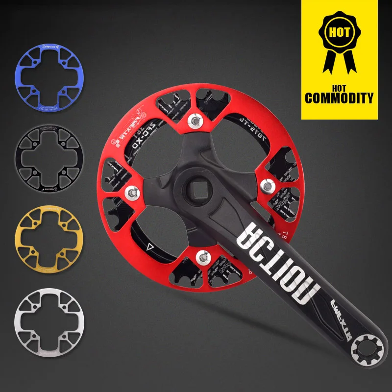 

104bcd MTB Mountain Bike Chain Wheel 32T 34T 36T 38T 40T 42T Aluminum Alloy Gear Cover Bicycle Sprocket Crank MTB Bike Chainring