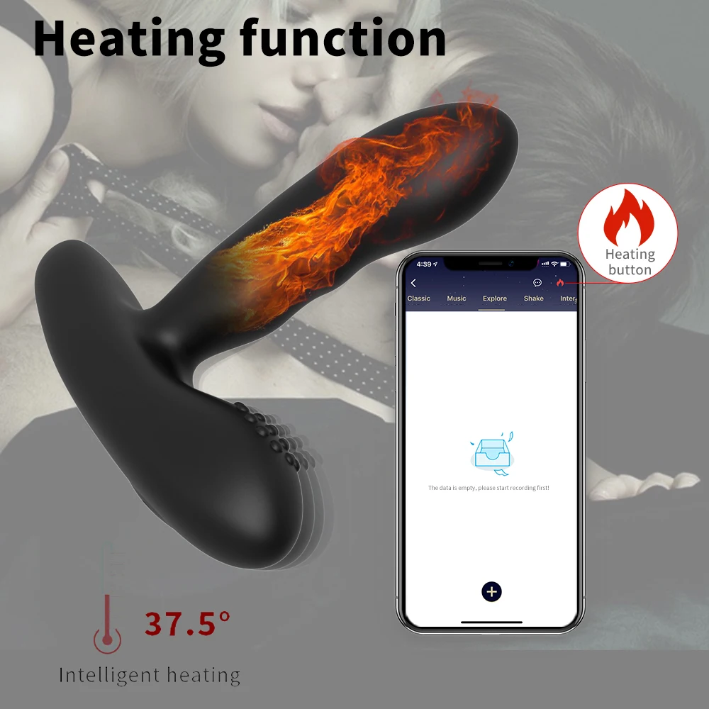 APP عن بعد ذكر تدليك البروستاتا دغدغة الشرج بعقب المكونات ألعاب جنسية هزازة ضد الماء للرجال البروستاتا محفز مدلك المكونات الشرج Sexshop