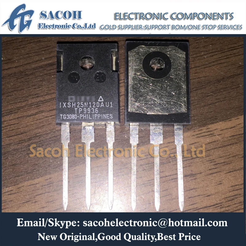 

Refurbished Original 10Pcs/Lot IXSH25N120AU1 IXSH25N120A OR IXSH35N100A OR IXSH35N120A OR IXSH35N135A IXSH35N140A TO-247 25A