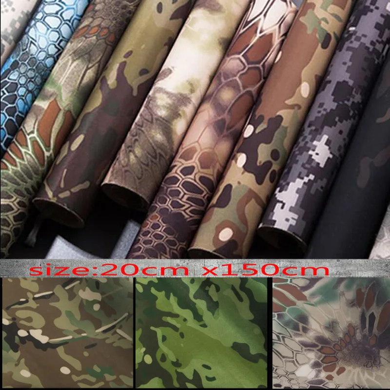 VULPO Tactical Waterproof Self Adhesive Elastic 20cm*150cm  30*150cm Hunting Multifunctional Camouflage Sticky Elastic Tape