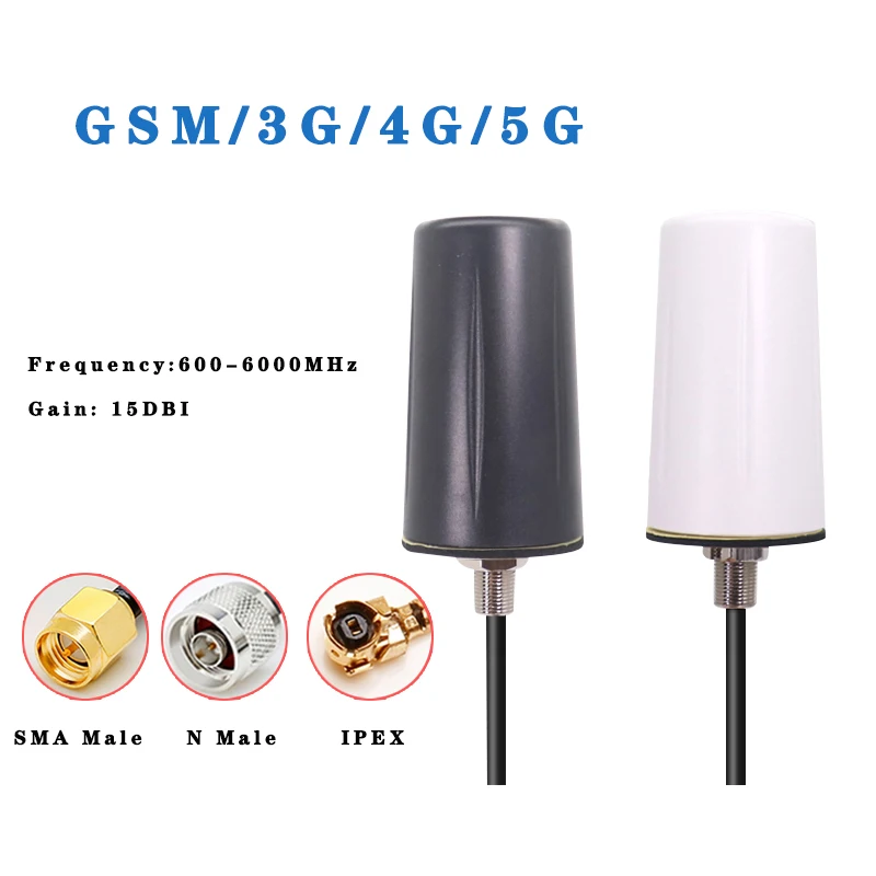 

GSM 3G 4G 5G NB Antenna IoT Module Cabinet Waterproof Explosion-proof Outdoor DTU Mushroom Antenna SMA N Male IPEX Connector