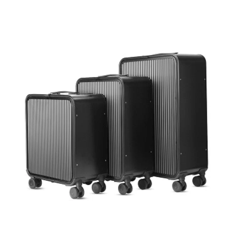 Imagem -02 - High End Durability Alumínio 20 24 Polegada Embarcar Uma Mala de Avião Tas Bloqueio 100 Spinner Business Trolley Bagagem Bolsa na Roda