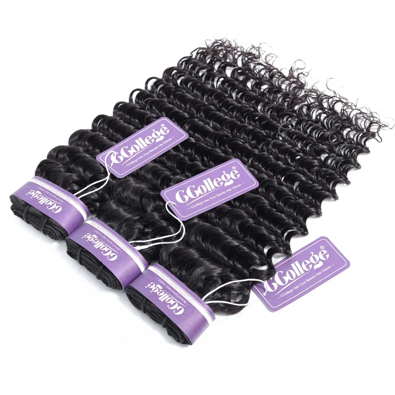 Human Hair Bundles Deep Wave Bundles Peruvian Hair Bundles 30 Inch Bundles Remy Hair Extensions Long Hair Wholesale Hair Weave