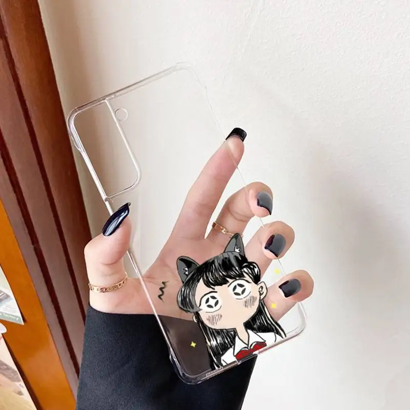 MaiYaCa Manga Chibi Komi Shouko Komi-San Phone Case For Samsung A 10 20 30 50s 70 51 52 71 4g 12 31 21 31 S 20 21 plus Ultra