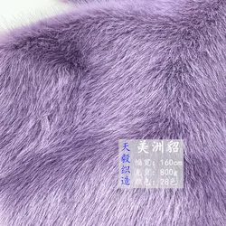 160cm Width Faux American Mink Fur Fabric For Patchwork Sewing Material Garment Diy Home Decoration